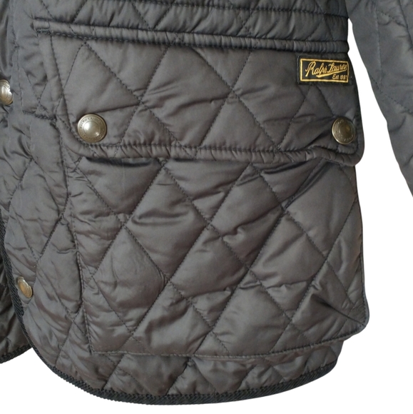 Polo Ralph Lauren Black/Red Quilted Big Kid's Jacket - Picture 6 of 15